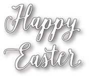 Нож от Memory Box - Happy Easter Journal Script - Надпись "Happy Easter"