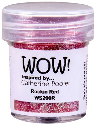 Пудра для эмбоссинга Wow - Rockin' Red - Catherine Pooler Exclusive, 15 мл.