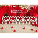 Чипборд ScrapBox - Бордюр вязаный Hw-039