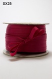Лента  BURGUNDY, цвет бордо, ширина 9,5мм, длина 90 см