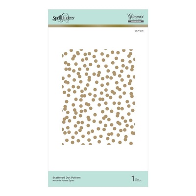 Пластина для фольгирования от Spellbinders - Scattered Dot Pattern