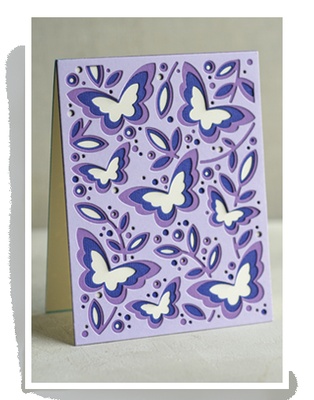 Набор ножей от Birch Press Design - Butterfly garden plate layer set, 3шт.