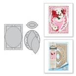 Ножи от Spellbinders - Bella Rose Lattice Layering Frame Large