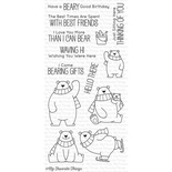 Акриловый штамп My Favorite Things - BB Polar Bear Pals, 13 шт.