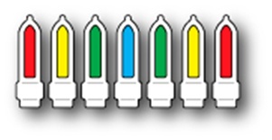 Ножи от  Memory Box  -  DIES- Christmas Light Bulbs
