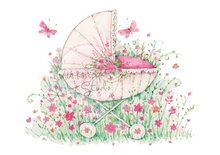 Акриловый штамп от Wild Rose Studio - New Baby