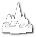 Нож для вырубки от Poppystamps - Country House Roofs and Background  