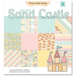 Набор бумаги для скрапбукинга от Pretty Little Studio - Sand Castle Paper Pack