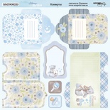 Лист двусторонней бумаги от Scrapmir - Конверты - Mommy's Hero, 20х20 см