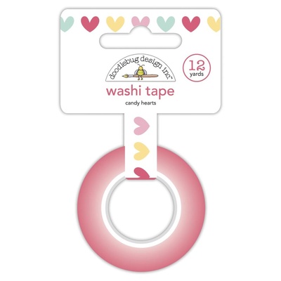 Бумажный скотч Candy Hearts, длина 10 м, ширина 1,5 см