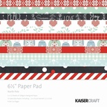 Набор скрапбумаги от Kaisercraft - North Pole Collection - Christmas, 24 л.