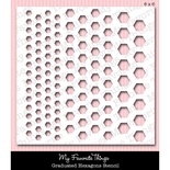 Маска My Favorite Things - Stencils MPD Graduated Hexagons, 15х15 см