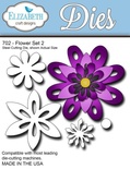 Нож  от   Elizabeth  Craft  Designs  -  Flower  Set,  5  элементов.