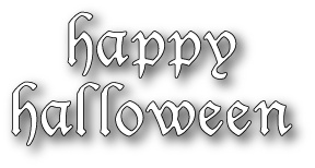 Нож для вырубки от Memory Box - Vintage Halloween Letters  