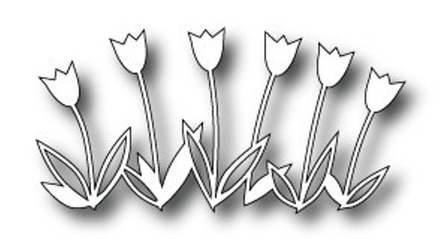 Нож для вырубки от Poppystamps - Tulip Fanfare