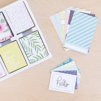 Набор карточек Project Life by Becky Higgins - Core Kit - CK Snapshots, 616 штук