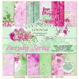 Набор скрапбумаги LemonCraft - Everyday Spring, 30х30 см, с бонусом