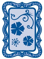 Набор лезвий Marianne Design Creatables - Rectange Frame & Flowers