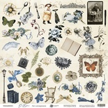 Лист односторонней бумаги 30x30 от Scrapmir Лист для вырезания из коллекции Some days
