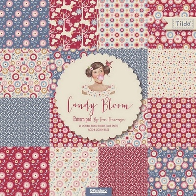 Набор скрапбумаги Tilda - Candy Bloom, 12 листов, 30х30см
