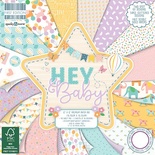 Набор бумаги для скрапбукинга First Edition - Hey Baby, 48 листов, 15х15 см