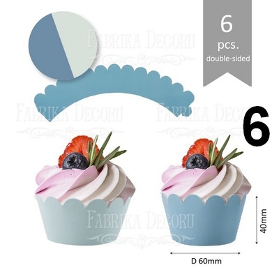 Набор картонных заготовок 005, ТМ Fabrika Dekoru, 6 штук, выбор цвета