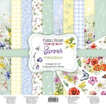 Набір скраппаперу Summer meadow 30x30см, ТМ Фабрика Декору