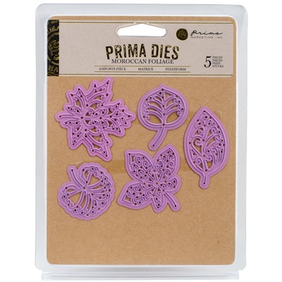Нож для вырубки от Prima - Moroccan Foliage - Purple Metal Die
