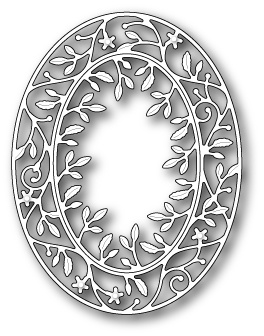 Нож для вырубки от Poppystamps - Emory Oval Frame  