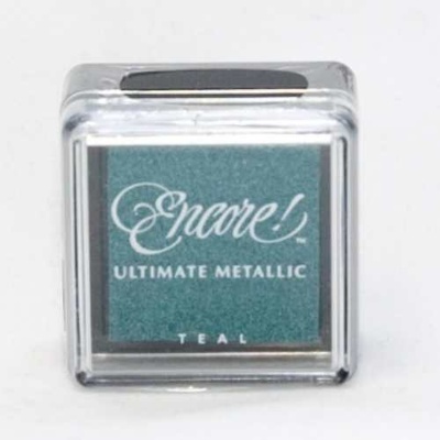 Чернила Tsukineko Encore Ultimate Metallic Small Ink Pad - Teal