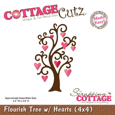 Лезвие CottageCutz - Flourish Tree, 10х10 см