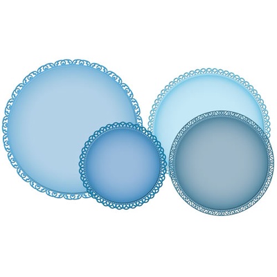 Лезвия Spellbinders - Grand Stately Circles, 4 шт.