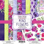 Набор скрапбумаги Mind Flowers 30,5x30,5см, ТМ Фабрика Декору