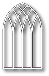 Нож для вырубки от Poppystamps - Small Gothic Intersecting Arch