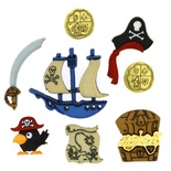 Набор декоративных пуговиц Dress It Up - Pirates