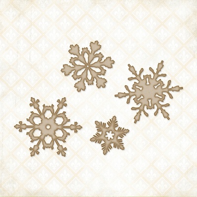 Чипборд Blue Fern Studios - Shabby Flakes