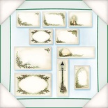 Набор заготовок - Topper для Flower Soft - Christmas - Vintage Toppers, 10 шт в наборе.