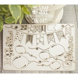 Чипборд ScrapBox - День рождения Hh-047