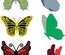 Лезвие от Cheery Lynn Designs - Small Exotic Butterflies #2 w/Angel Wings - DL113AB