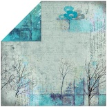 Лист двусторонней скрапбумаги Fabscraps - Rustic Double-Sided Paper - Trees, 30х30 см