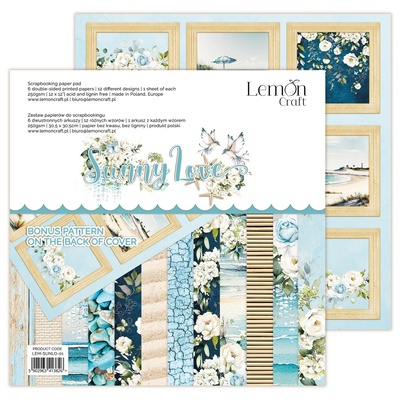 Набір паперу для скрапбукінгу Lemoncraft - Sunny Love, 30.5х30.5 см
