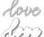 Набор лезвий от Poppystamps - Big Halo Love craft die, 2 шт
