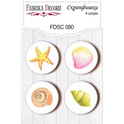 Набор скрапфишек Фабрика Декору из 4 шт FDSC 080