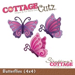 Лезвие CottageCutz - Butterflies, 10х10 см
