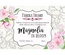 Набор открыток для раскрашивания аква чернилами Magnolia in bloom, ТМ Фабрика Декора