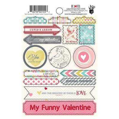 Набор наклеек Fancy Pants - Be.Loved 4x6 Label Stickers