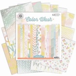 Набор бумаги от Pink Paislee - Color Wash Paper Pad, 30x30, 24 листа