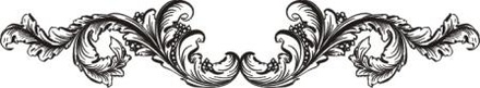 Акриловый штамп Stamp Vignette W022 Виньетка, размер 5,9 * 1,1 см