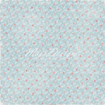 Двусторонний лист бумаги для скрапбукинга от Maja Design - Summer Crush - First date, 30x30 см