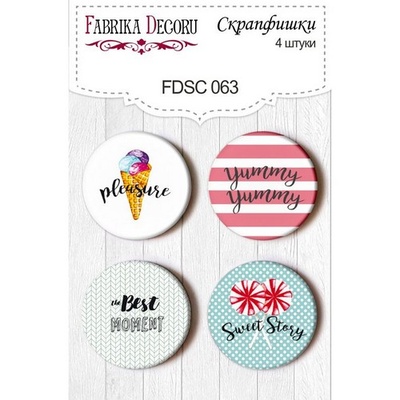 Набор скрапфишек Фабрика Декору из 4 шт FDSC063